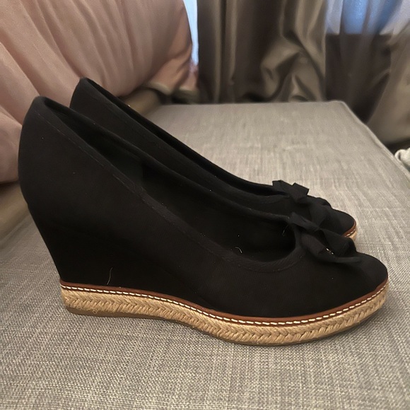 Tory Burch Wedge Sandal - Picture 1 of 7